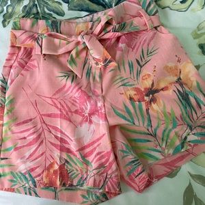 New York & Company Tropical Shorts